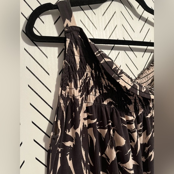 Diane Von Furstenberg Black and Cream Silk Dress - Picture 6 of 11